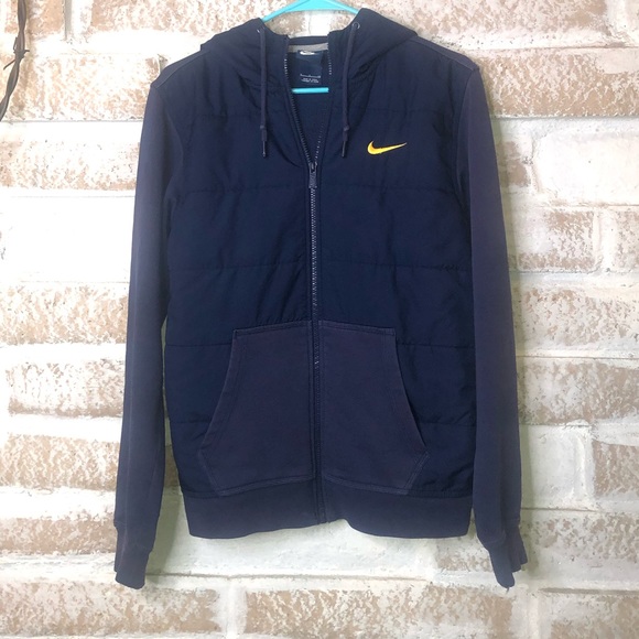 Nike Other - Nike Club Winterized Zip Through Hoodie Small